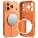 Kryt Ringke SILICONE MAGNETIC Magsafe iPhone 17 Pro Max - tangerine