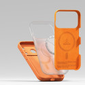 Kryt Ringke SILICONE MAGNETIC Magsafe iPhone 17 Pro Max - tangerine