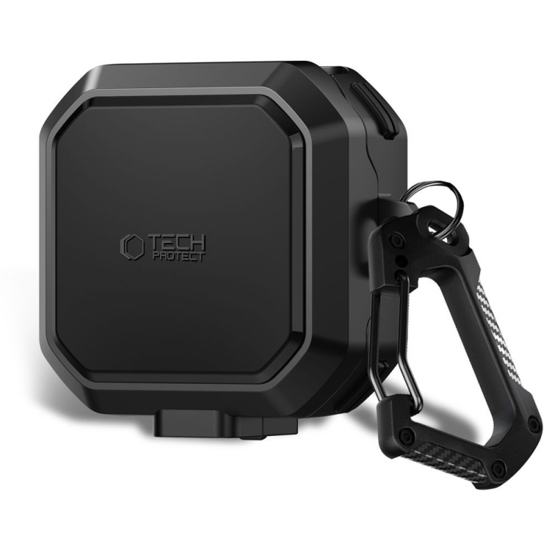 Držák Tech-Protect CARBONOX MAGSAFE SAMSUNG GALAXY BUDS 4 / 4 PRO - černá