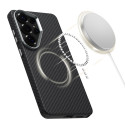 Nabíječka Tech-Protect ION CARBON MagSafe Galaxy S26 Ultra black/sil