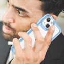 AG PREMIUM Outer Space Case Pevné pouzdro pro iPhone 14 Plus s gelovým rámečkem modré