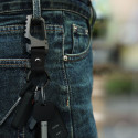 Brelok Tech-Protect SLIDELOCK pro klíče gunmetal