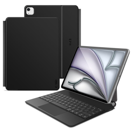 Etui Tech-Protect Smartcase Magnetic z klawiaturą na iPad Pro 12.9" (2020/2021/2022) / 13" (2024/2025/2026) - czarne