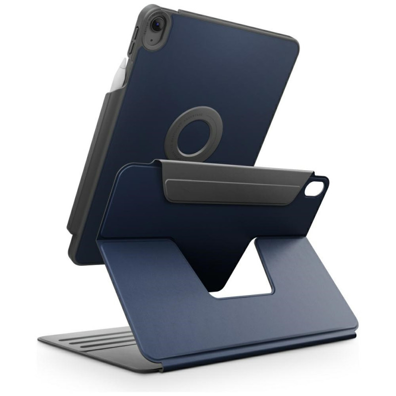 Etui UNIQ Rovus Snapmount Magnetic 360 Rotating Detachable do iPad Air 11" 2024/2025 / iPad Air 10.9" 2020/2022 - granatowe