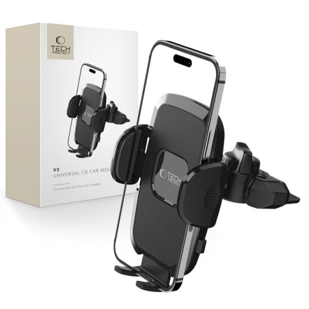 Držák do auta Tech-Protect V3 360° pro CD - černý