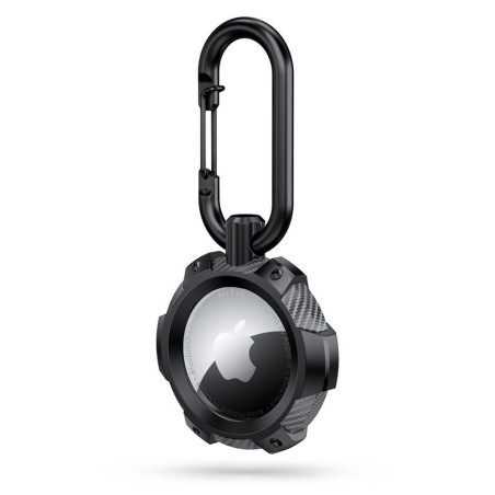 TECH-PROTECT TPUCARBON pouzdro pro Apple Airtag 1/2 černá