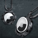 TECH-PROTECT TPUCARBON pouzdro pro Apple Airtag 1/2 černá