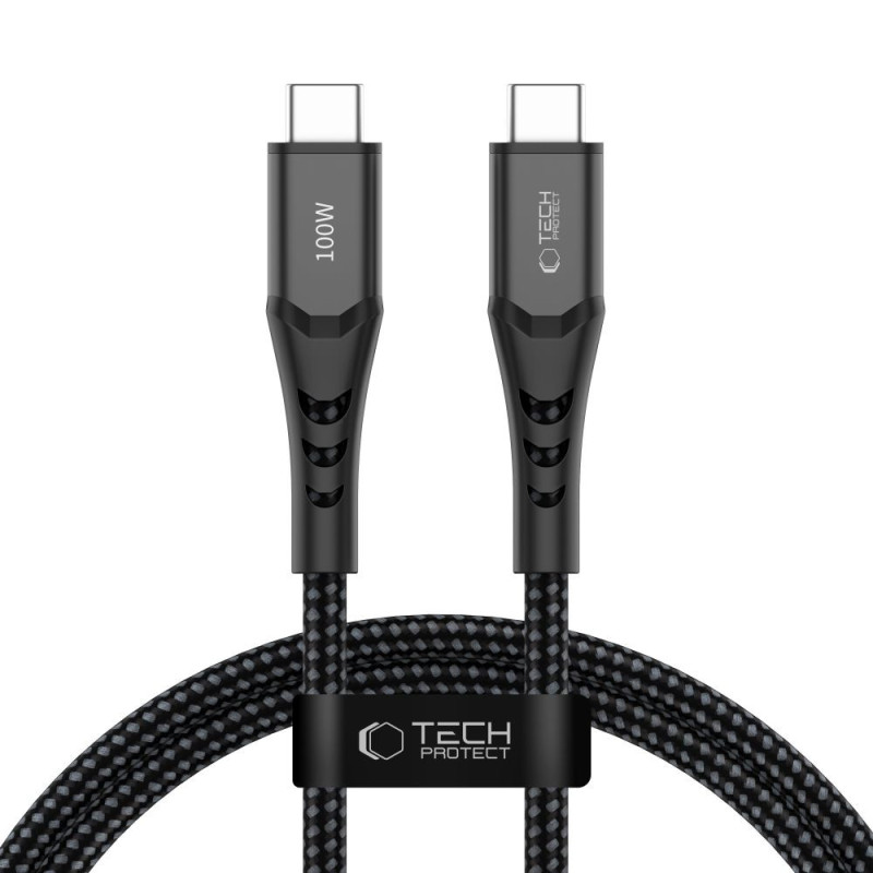 Kabel Tech-Protect UB11T ULTRABOOST TYPE-C pro PD 100W / QC3.0 - černý