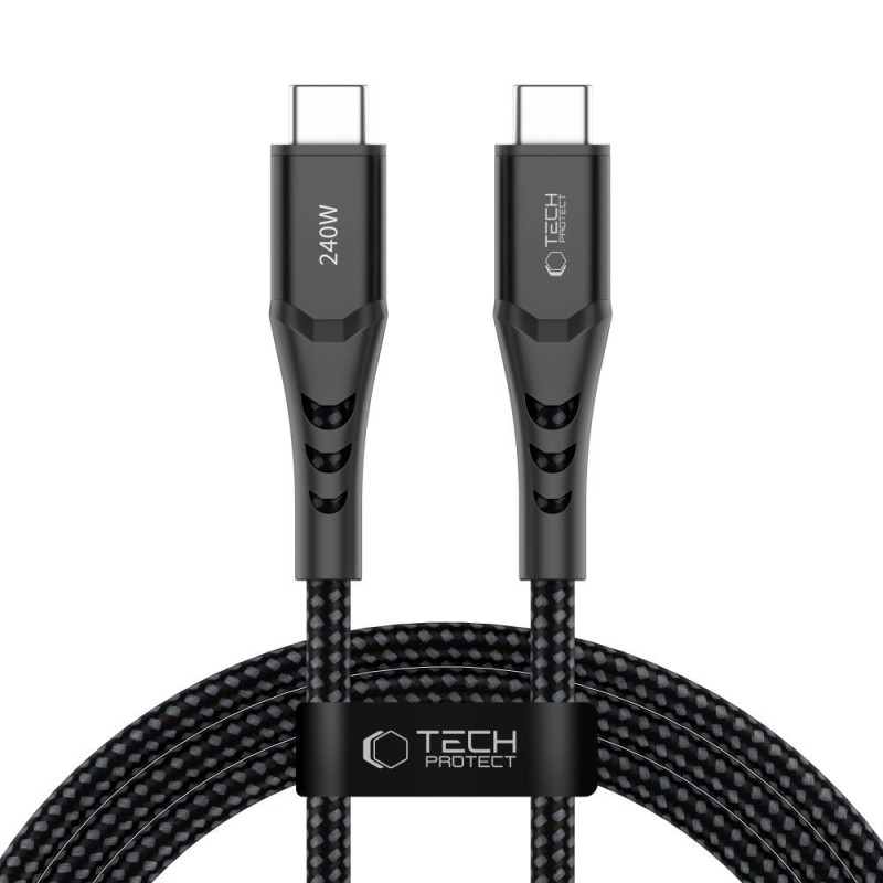 Kabel Tech-Protect UB11T ULTRABOOST pro USB-C - černý