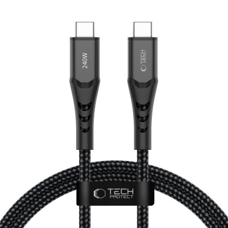 Kabel Tech-Protect UB11T ULTRABOOST TYPE-C 240 W - black