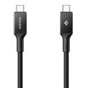 Kabel Spigen EB10015CC ESSENTIAL USB-C 100 W 150 cm černý