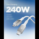 Kabel Spigen EB24015CC ESSENTIAL USB-C 240W 150 cm - bílá