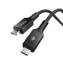 Kabel Spigen EB24015CC ESSENTIAL TYPE-C 240W 150 cm černý
