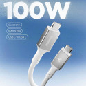 Kabel Spigen EB10020CC Essential USB‑C 100W 5Gb/s 200 cm bílý