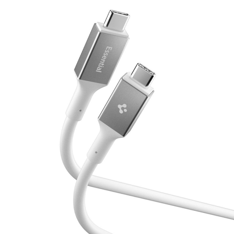 Kabel Spigen EB24012CC pro nabíjení a data - bílá