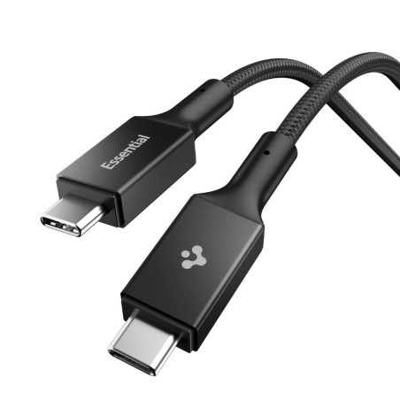 Kabel Spigen EB10010CC ESSENTIAL TYPE-C 100W 1m černý