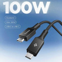 Kabel Spigen EB10010CC ESSENTIAL TYPE-C 100W 1m černý