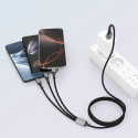 Tech-Protect ULTRABOOST DNA 3v1 kabel Lightning/USB-C/Micro-USB