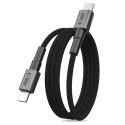 Tech-Protect UltraBoost DNA MagTwist USB-C kabel 100W – iron grey