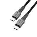 Tech-Protect UltraBoost DNA MagTwist USB-C kabel 100W – iron grey