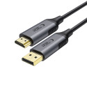 Kabel Tech-Protect ULTRABOOST DisplayPort na HDMI 2.0 4K 60Hz 2m čern