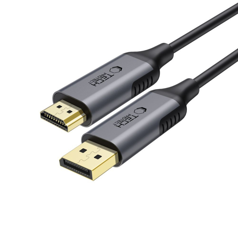 Kabel Tech-Protect ULTRABOOST pro DisplayPort/HDMI 2.0 - černá