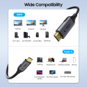 Kabel Tech-Protect ULTRABOOST USB-C/HDMI 4K 60Hz 1,8 m - černý