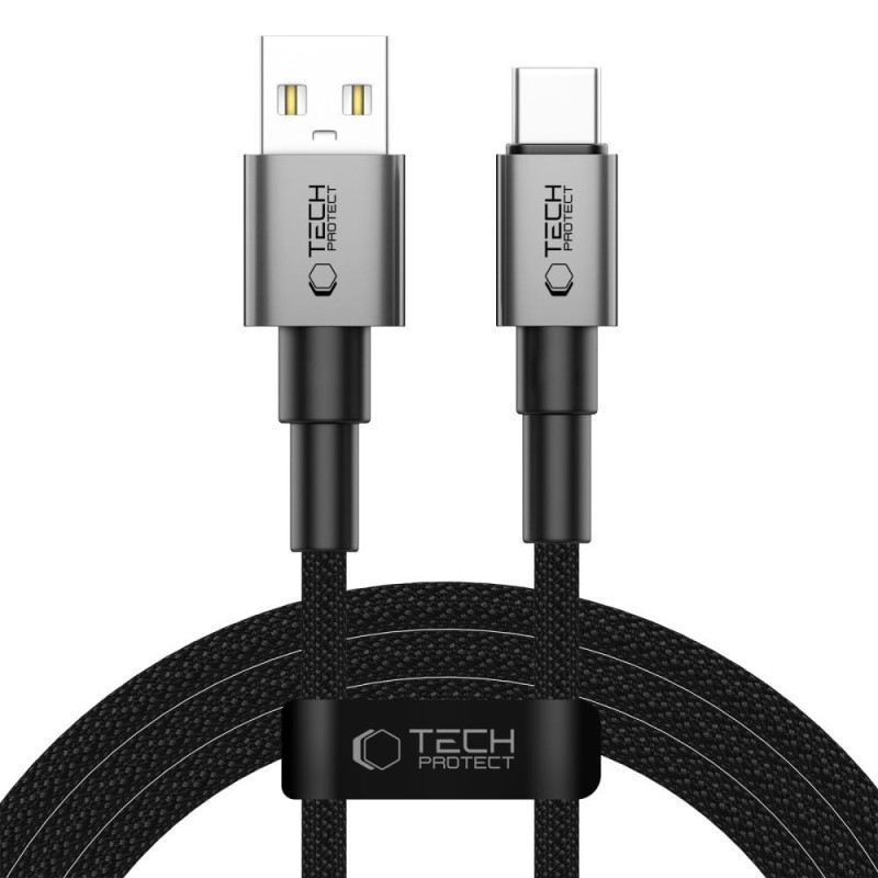 Kabel Tech-Protect ULTRABOOST DNA pro USB-C zařízení - iron grey