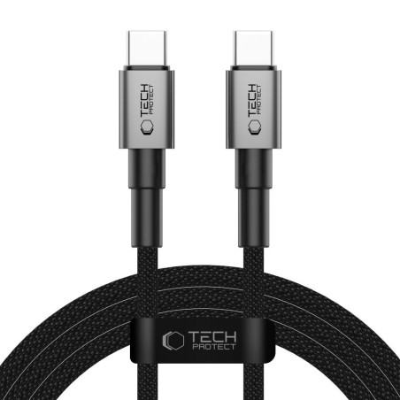 Kabel Tech-Protect ULTRABOOST DNA USB-C 100W 5A 2m - iron grey