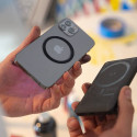 Adaptér Tech-Protect Magmat MagSafe Universal Magnetic prsten černý a stříbrný