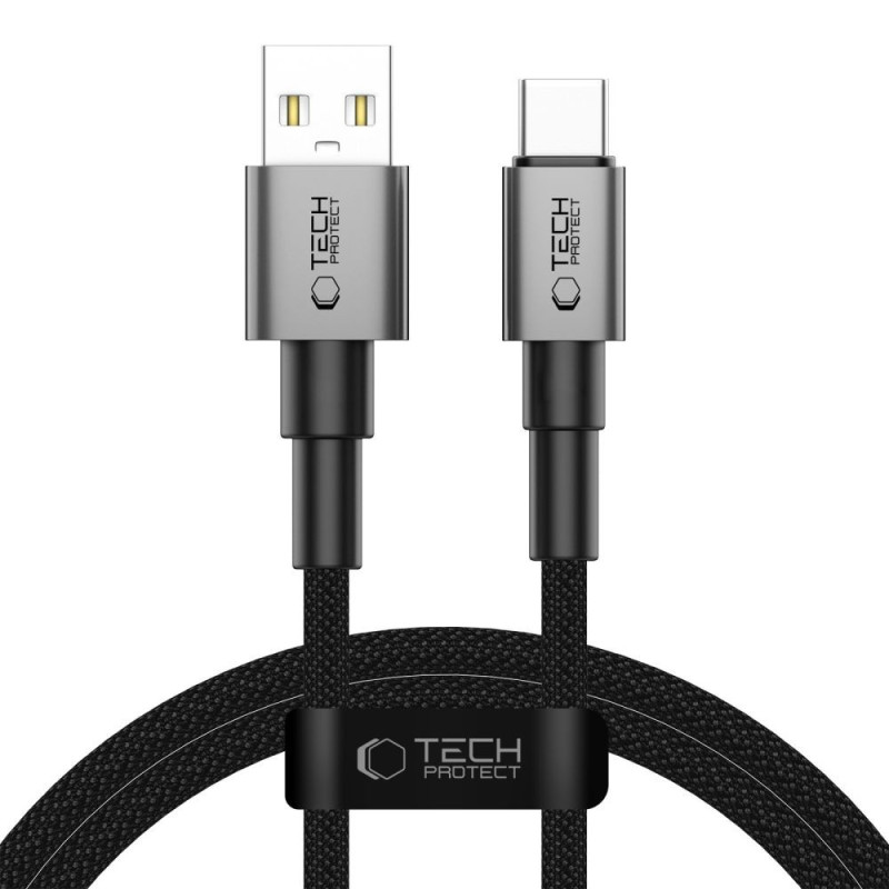Kabel Tech-Protect ULTRABOOST DNA pro nabíjení a datový přenos - iron grey