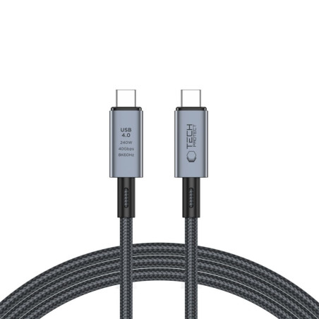 Kabel Tech-Protect ULTRABOOST MAX USB 4.0 8K - šedý