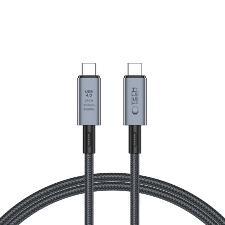 Kabel Tech-Protect UltraBoost Max USB 4.0 8K - šedý 100 cm