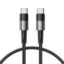 Kabel Tech-Protect ULTRABOOST USB-C 100W PD 5A 25 cm šedá