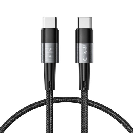 Kabel Tech-Protect ULTRABOOST USB-C 100W PD 5A 25 cm šedá