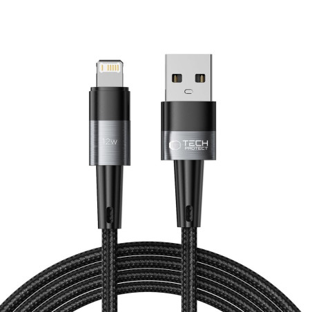Kabel Tech-Protect ULTRABOOST Lightning 12W - šedá