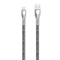 Dudao L3PROM kabel micro USB 5 A 1 m - šedý