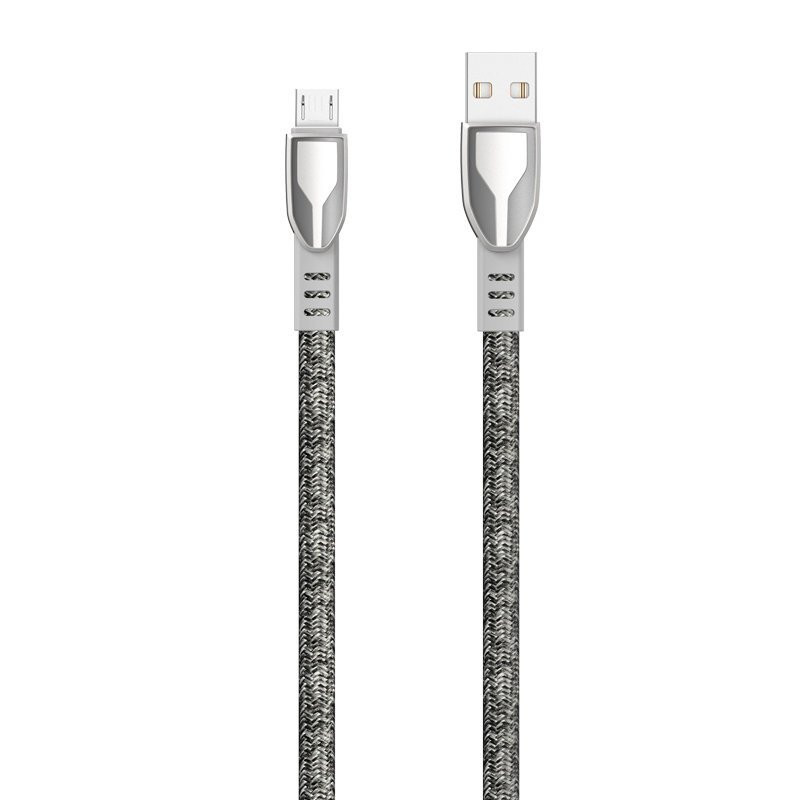 Kabel Dudao L3PROM pro micro USB - šedý
