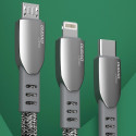 Dudao L3PROM kabel micro USB 5 A 1 m - šedý