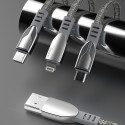 Dudao L3PROM kabel micro USB 5 A 1 m - šedý