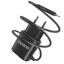 Nabíječka Dudao A2Pro 2× USB + Lightning 12W - černá