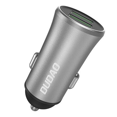 Nabíječka do auta Dudao R6S 2× USB 3.4A stříbrná