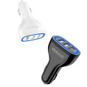 Nabíječka do auta Dudao R7S QC3.0 3x USB - bílá