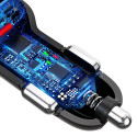 Nabíječka do auta Dudao R7S QC3.0 3x USB - bílá