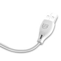 Dudao L4M 1m micro USB kabel 2.4A - bílá