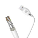 Dudao L4M 1m micro USB kabel 2.4A - bílá