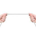 Dudao L4M 1m micro USB kabel 2.4A - bílá
