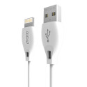 Kabel Dudao L4L 1m USB / Lightning 2.4A - bílá