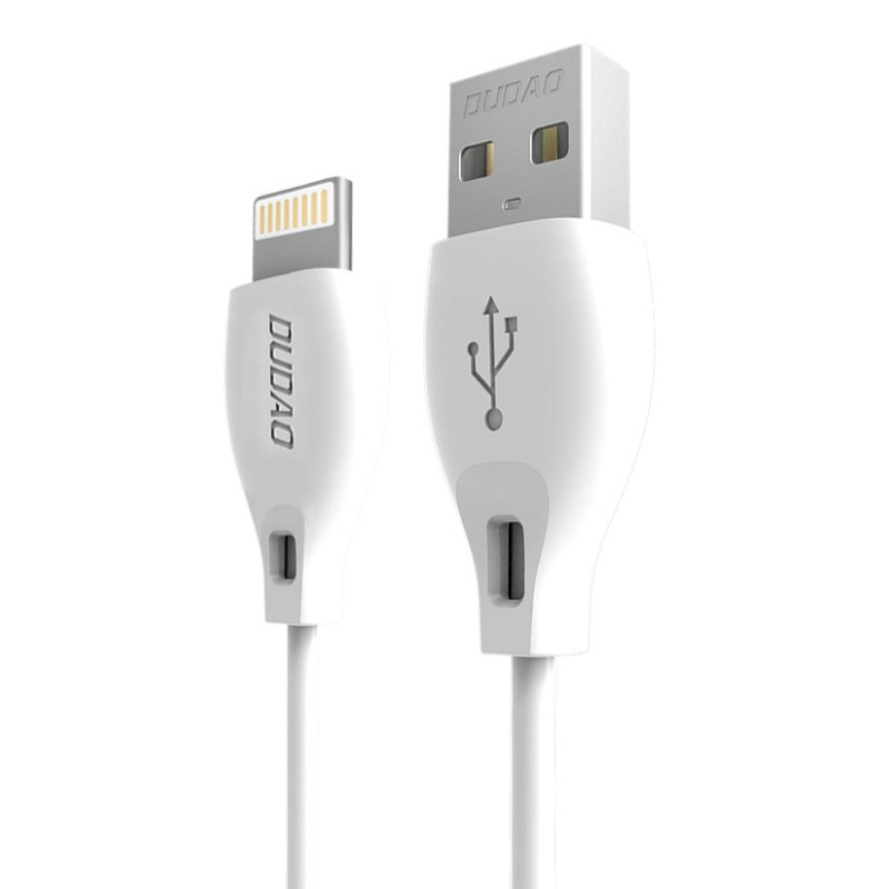Kabel Dudao L4L 1m pro Lightning zařízení - bílá