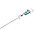 Kabel Dudao L4L 1m USB / Lightning 2.4A - bílá